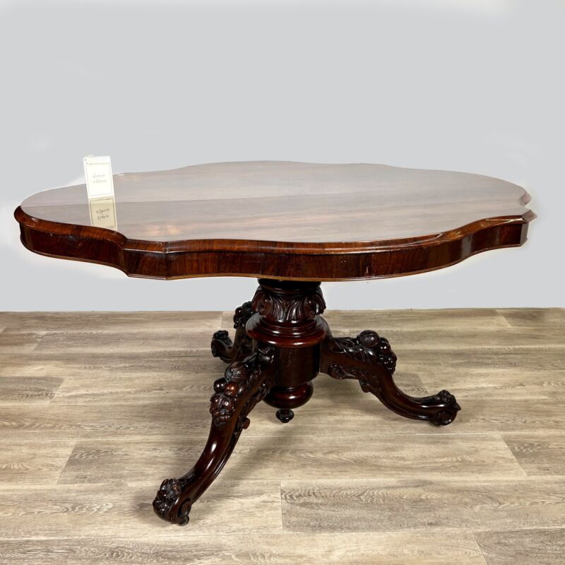 Antico tavolo a vela inglese pieghevole 1866